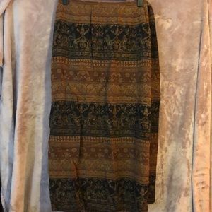 Vintage Mid-Calf Skirt